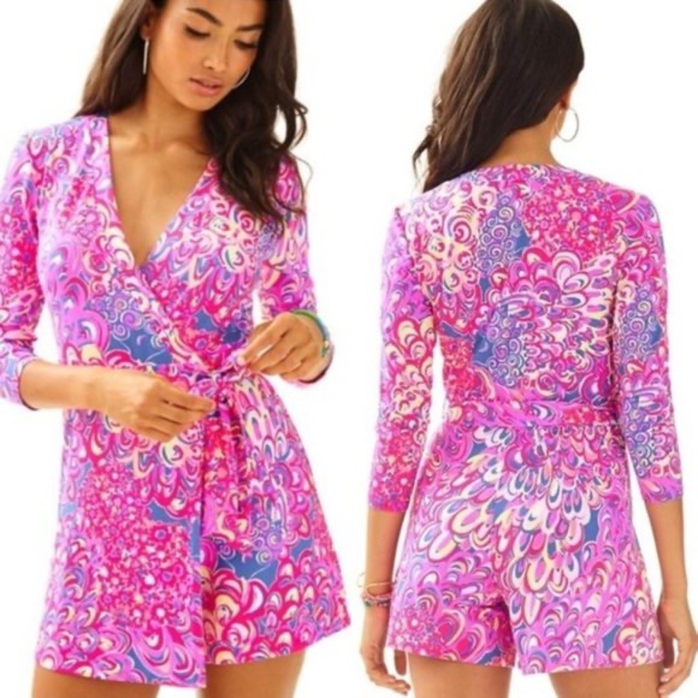 NWT Lilly Pulitzer Karlie Wrap Romper